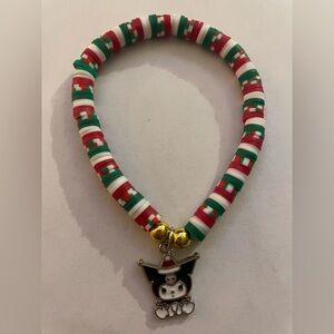 Kuromi Christmas bracelet